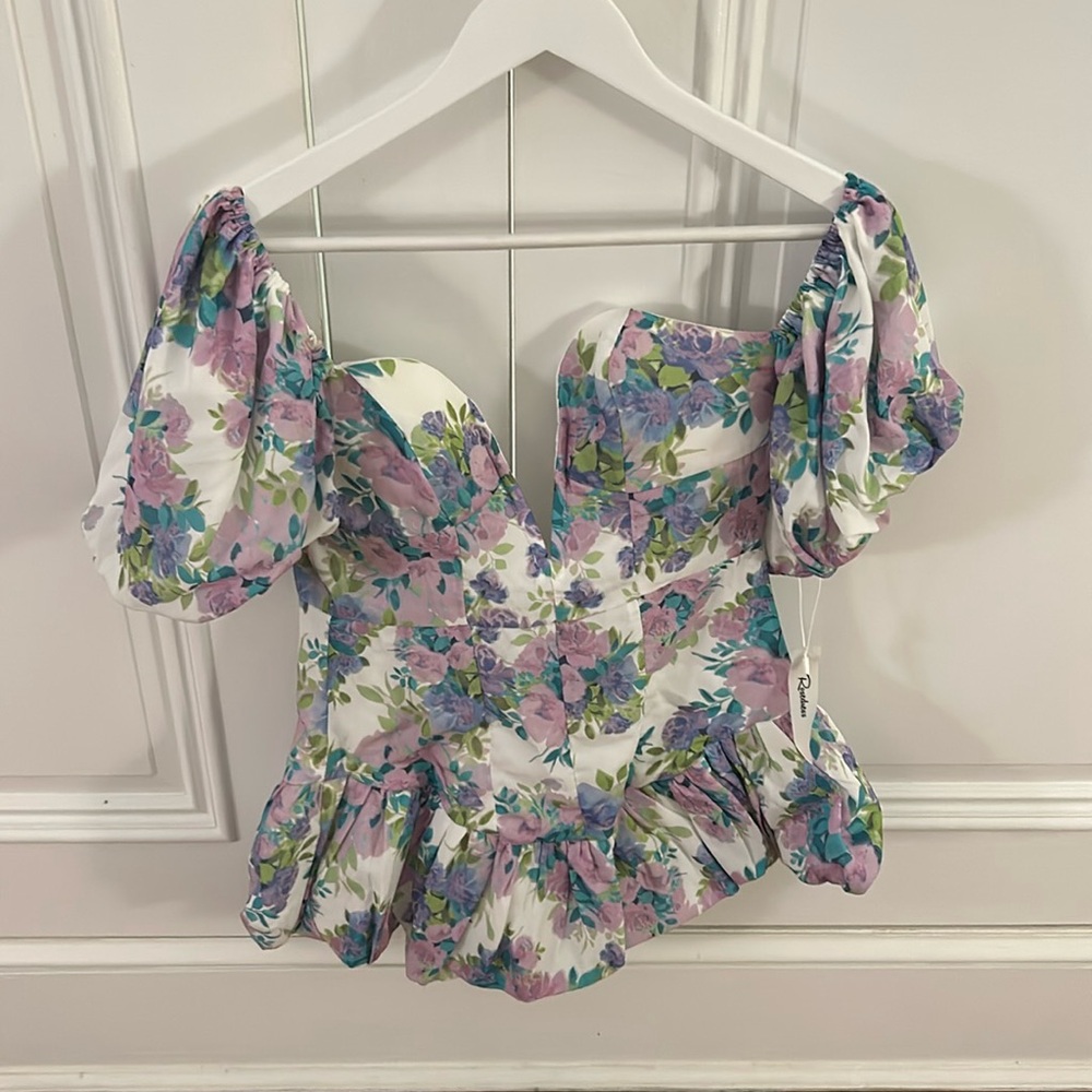 Rosedress Purple Flower Dress